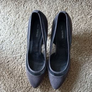 NWOT!!! Grey and black heels| Size: 10